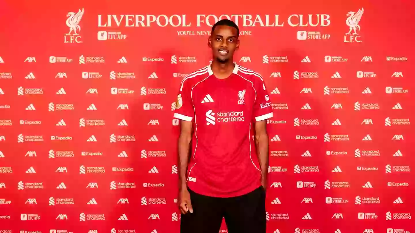 Alexander Isak joined Liverpool on Monday. Image: Getty
