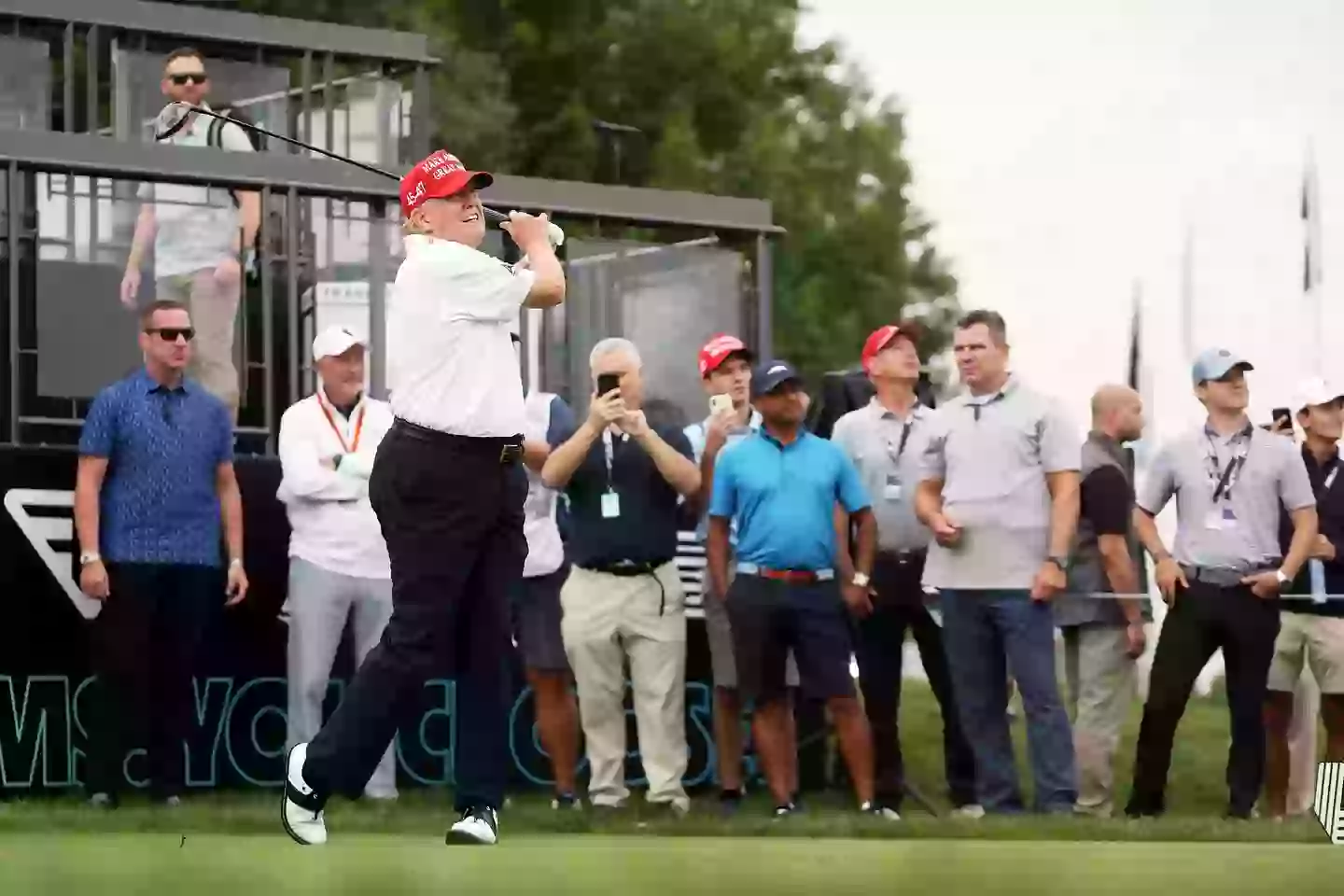 Trump is an avid golfer. Image credit: Getty