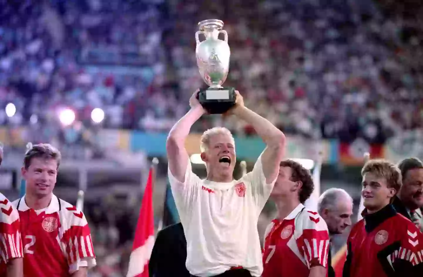 Denmark's victory in the 1992 European Championship is one of the greatest underdog stories in football history. (Image: Getty)