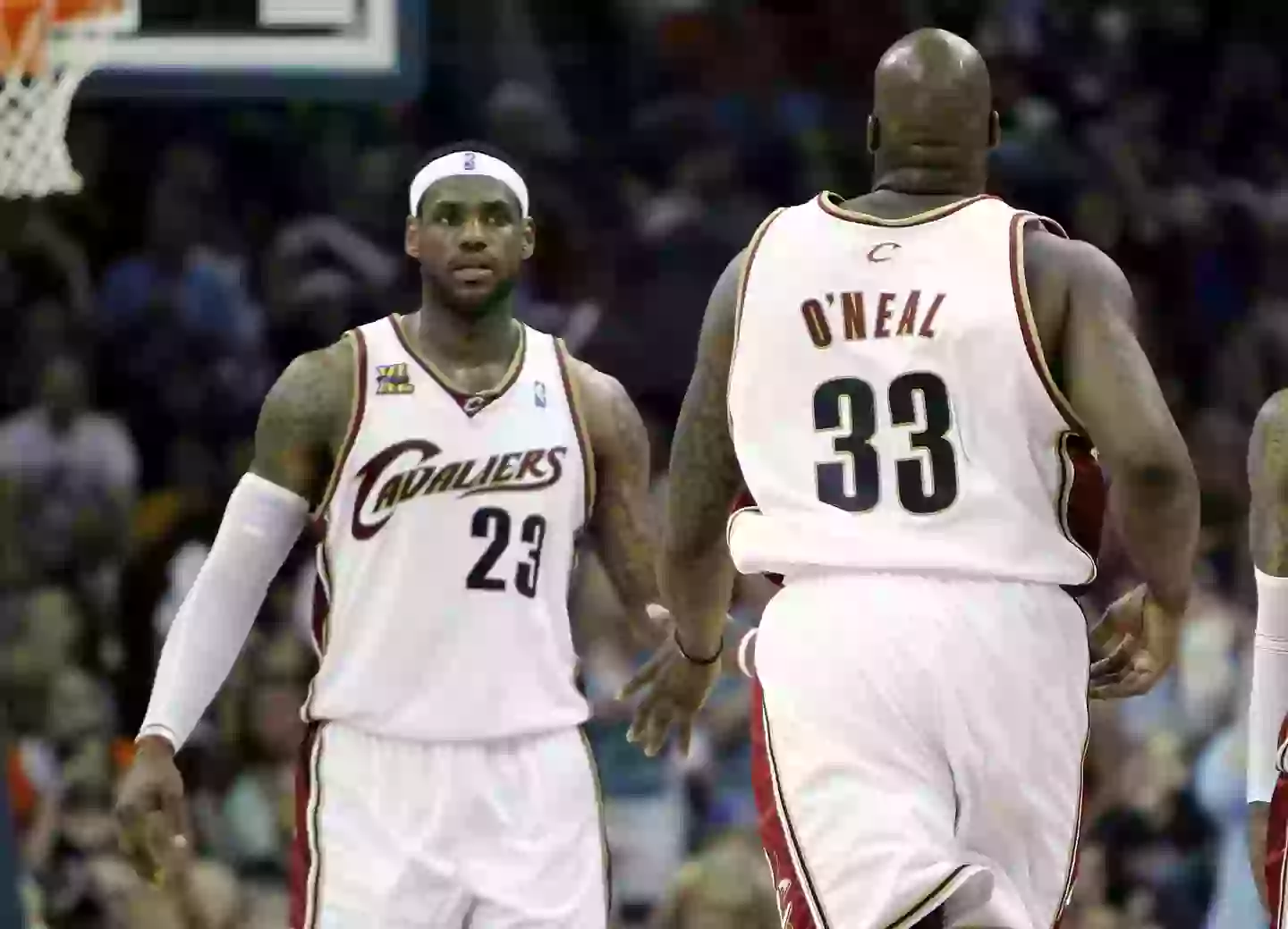 Shaquille O'Neal played with LeBron James for one season at Cleveland Cavaliers (Image: Getty)