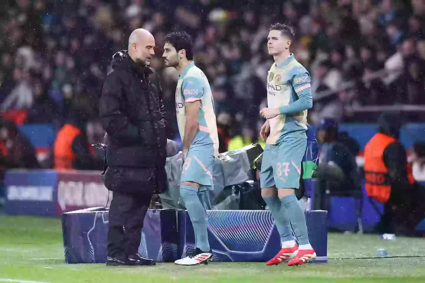 James McAtee decided against handing over his shirt. Image: Getty