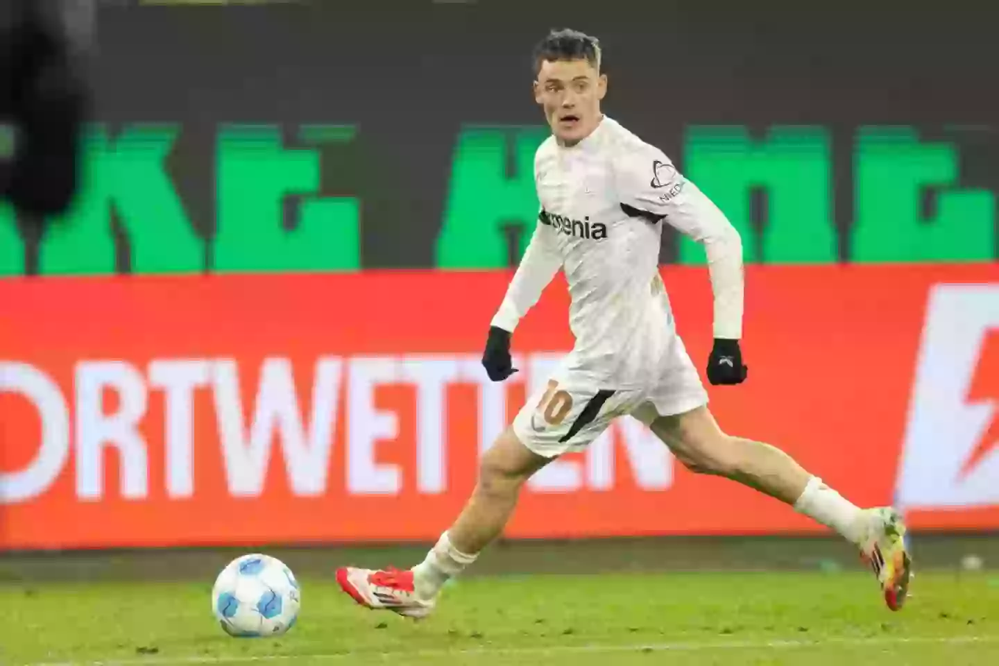 Florian Wirtz has scored nine goals and assisted 10 in 21 Bundesliga appearances this season. (Image: Getty)