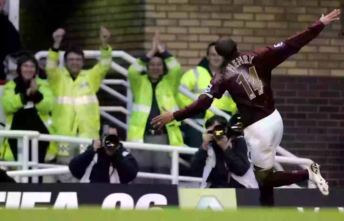 Thierry Henry famously donned the No.14 at Arsenal. (Image: Getty)