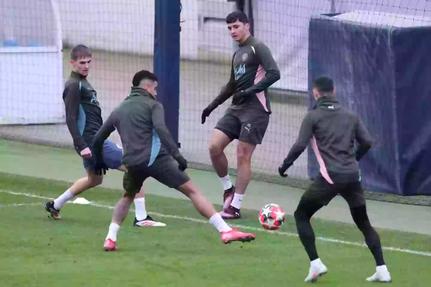 New signing Abdukodir Khusanov was in Man City training (Image: Getty)