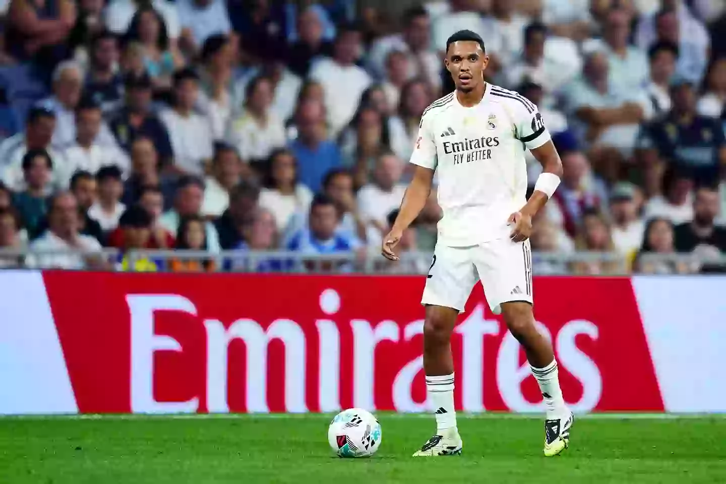 Real Madrid Mbappe Alexander-Arnold Fan Reaction Trent Alexander-Arnold in action for Real Madrid against Osasuna. Image: Getty