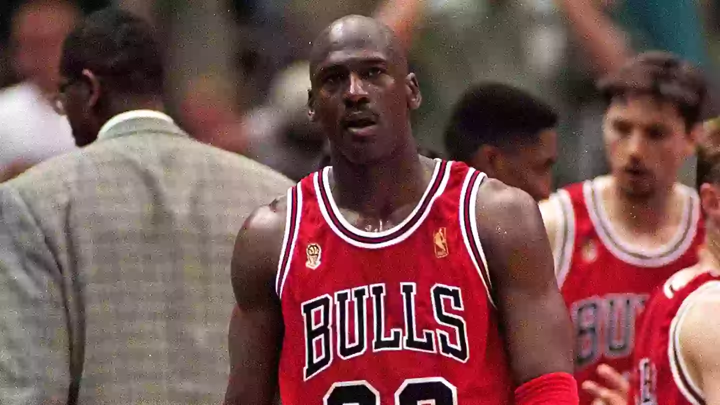 Michael Jordan is synonymous with the No.23. Image: Getty