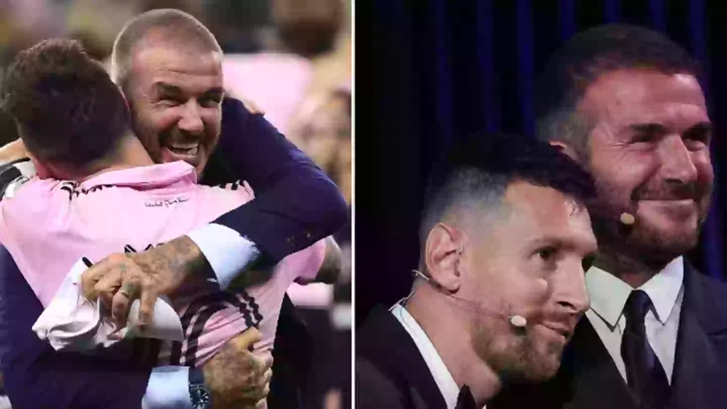 David Beckham sends touching message to Lionel Messi after seeing his own record broken by Inter Miami star