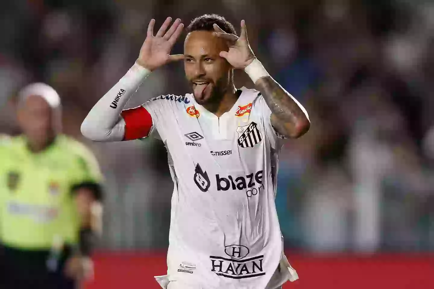 Neymar re-joined Santos last month. Image: Getty