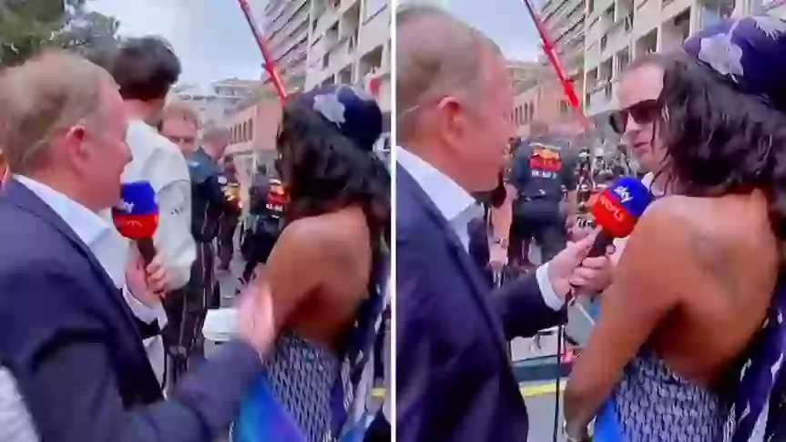Martin Brundle Gets Awkwardly Denied A Grid Interview By Simone Ashley ...