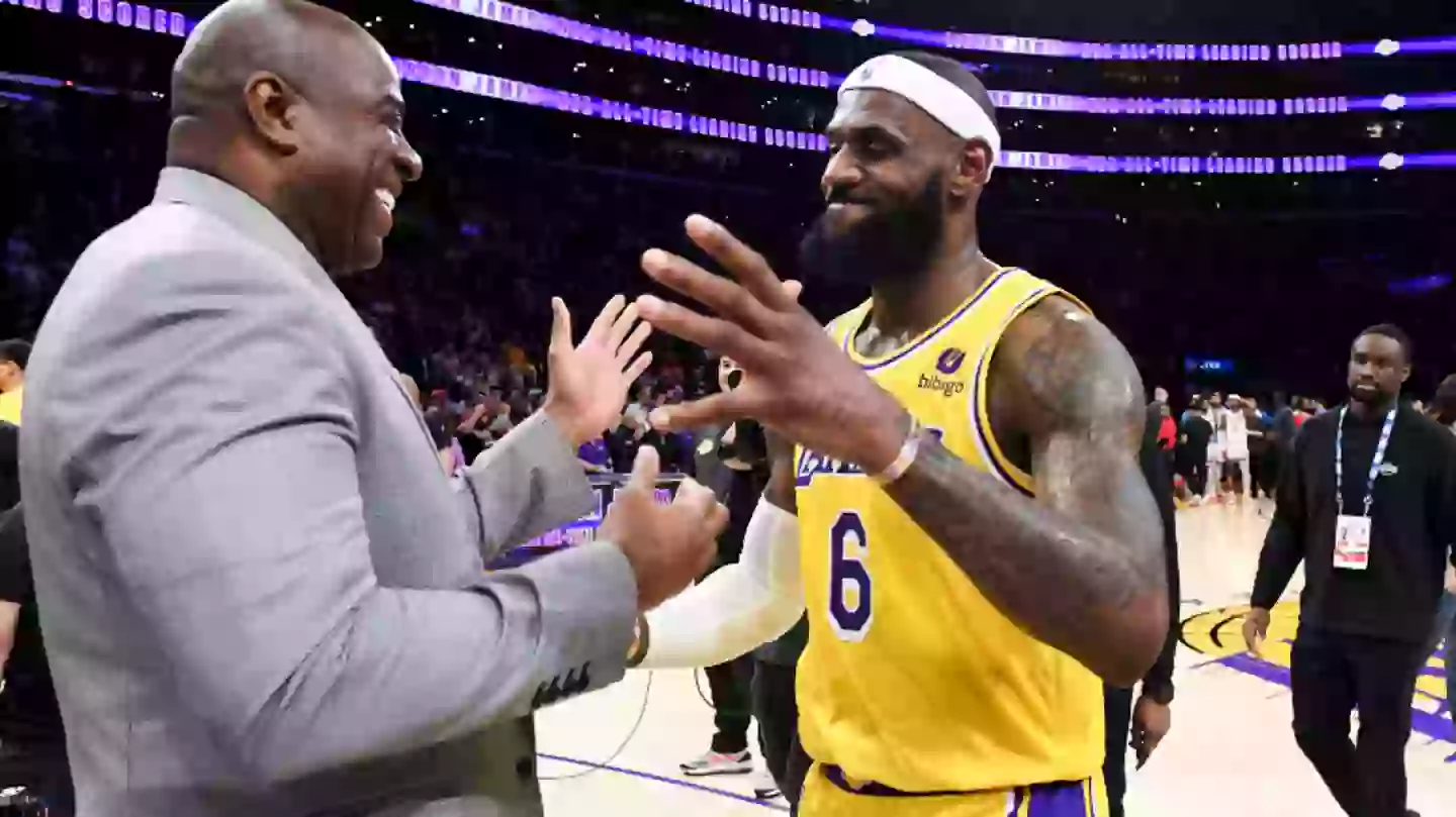 Magic Johnson didn't hesitate when picking between Michael Jordan and LeBron James in the NBA GOAT debate