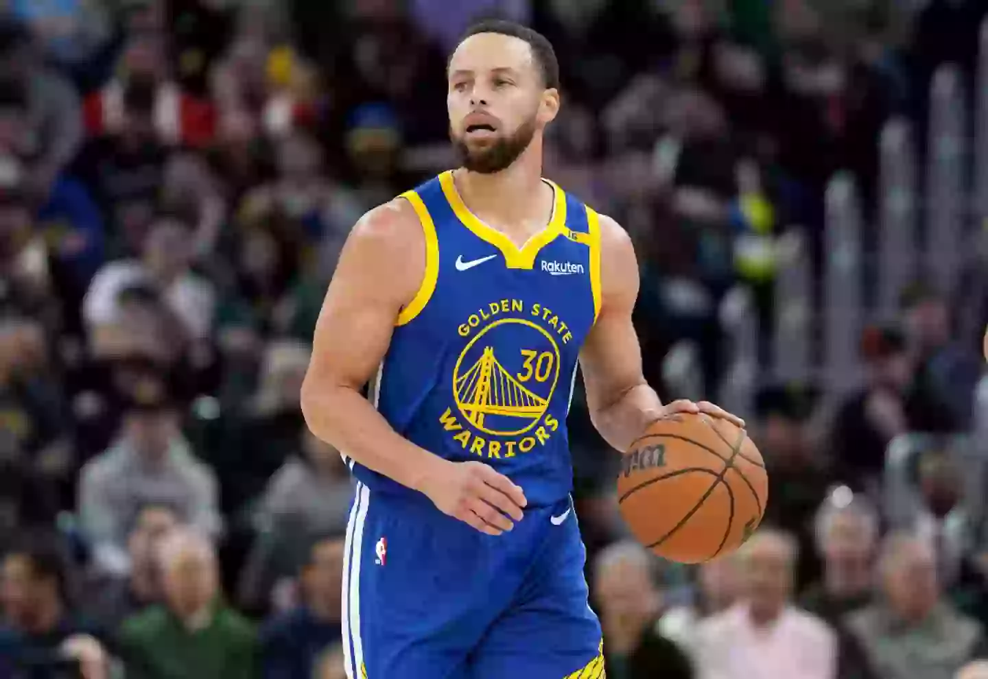 Steph Curry holds the record for the most three pointers scored in the NBA. (Image: Getty)