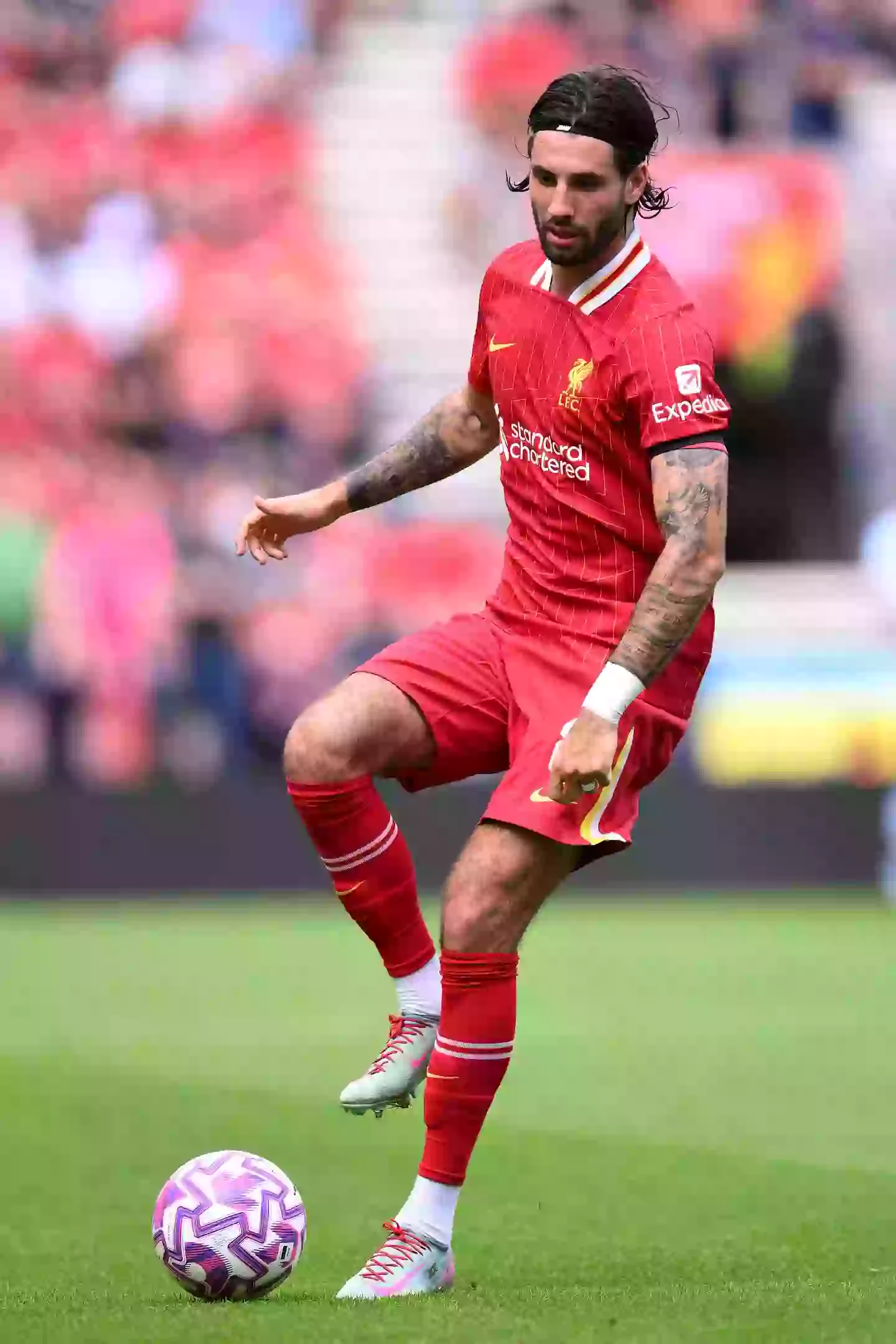 Fans are wondering whether Szoboszlai could play int the position during the season. Image: Getty