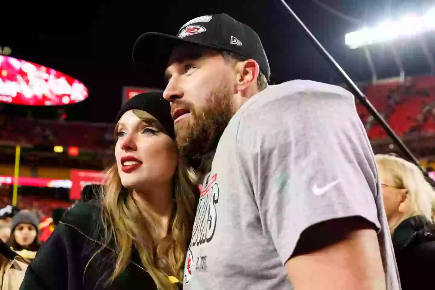 Travis Kelce and Taylor Swift have been dating for over 18 months (Credit:Getty)