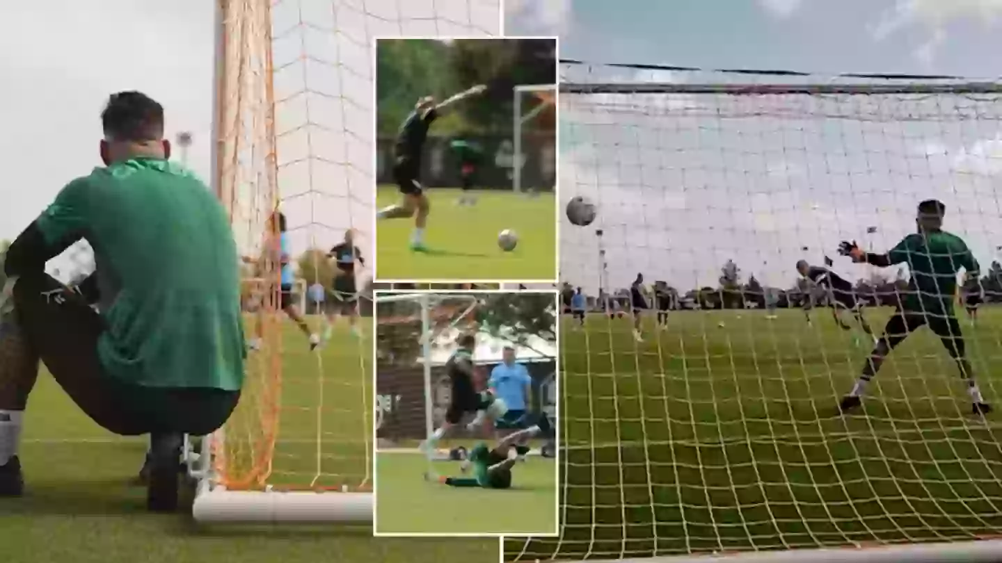 Erling Haaland And Julian Alvarez Make Ederson Look Average In Man City Training Drill, It's Frightening