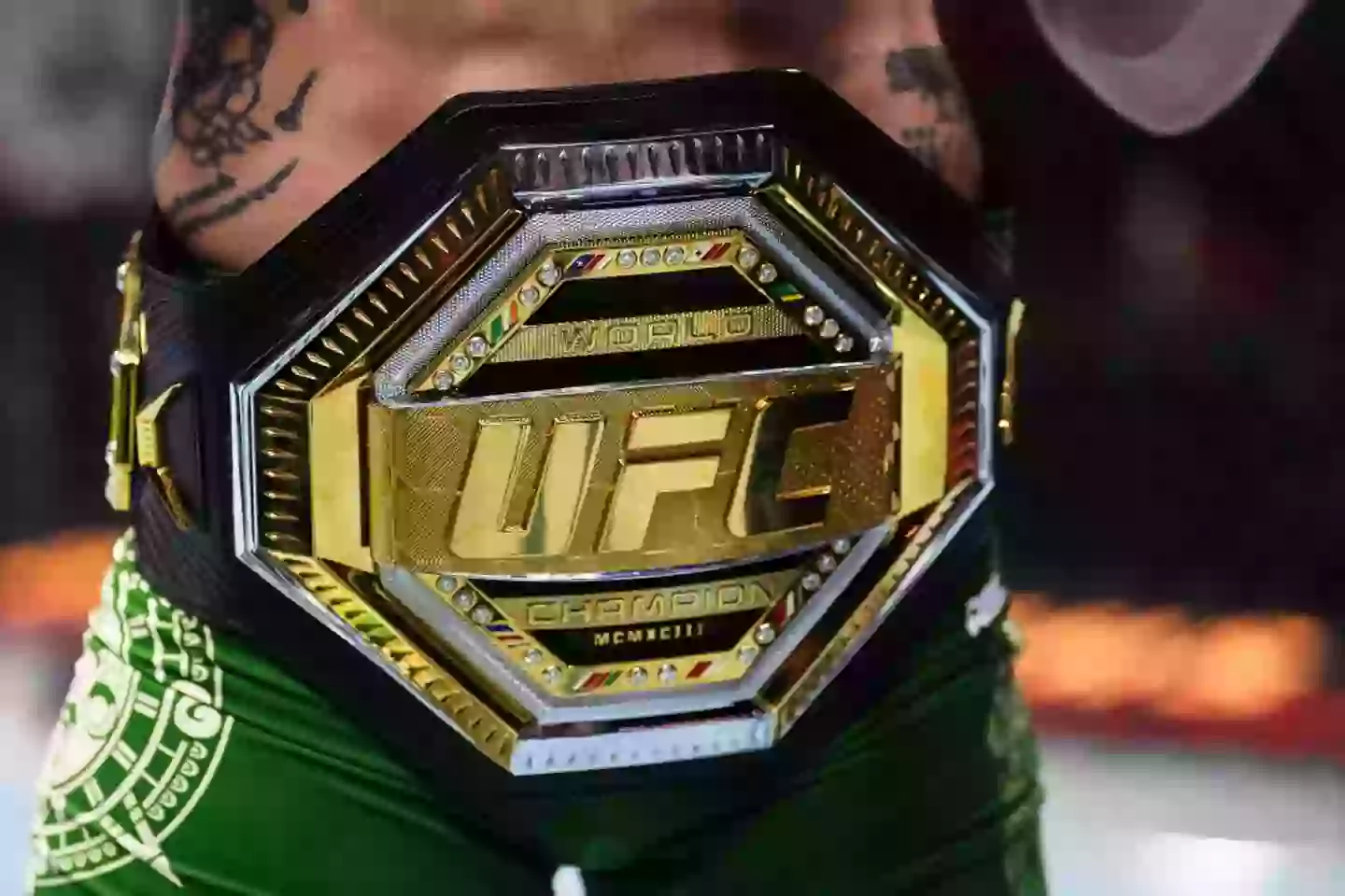 Un cinturón UFC (crédito: Getty)