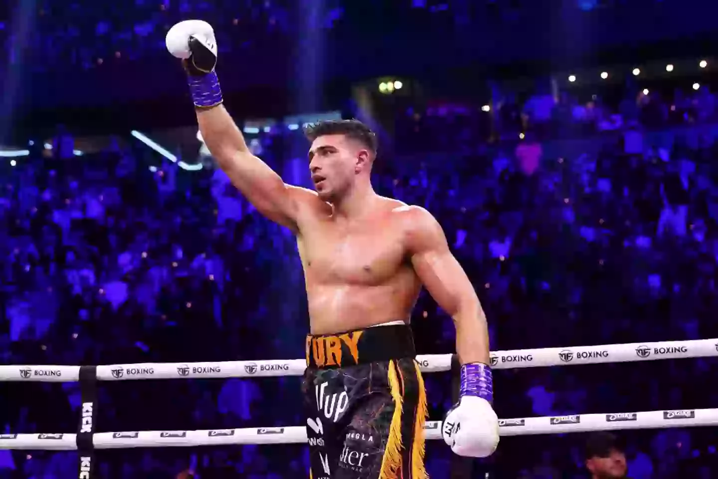Tommy Fury boasts wins over Jake Paul and KSI (Credit:Getty)