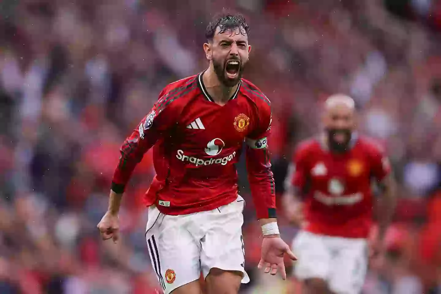 Bruno Fernandes scored against Burnley (Credit:Getty)