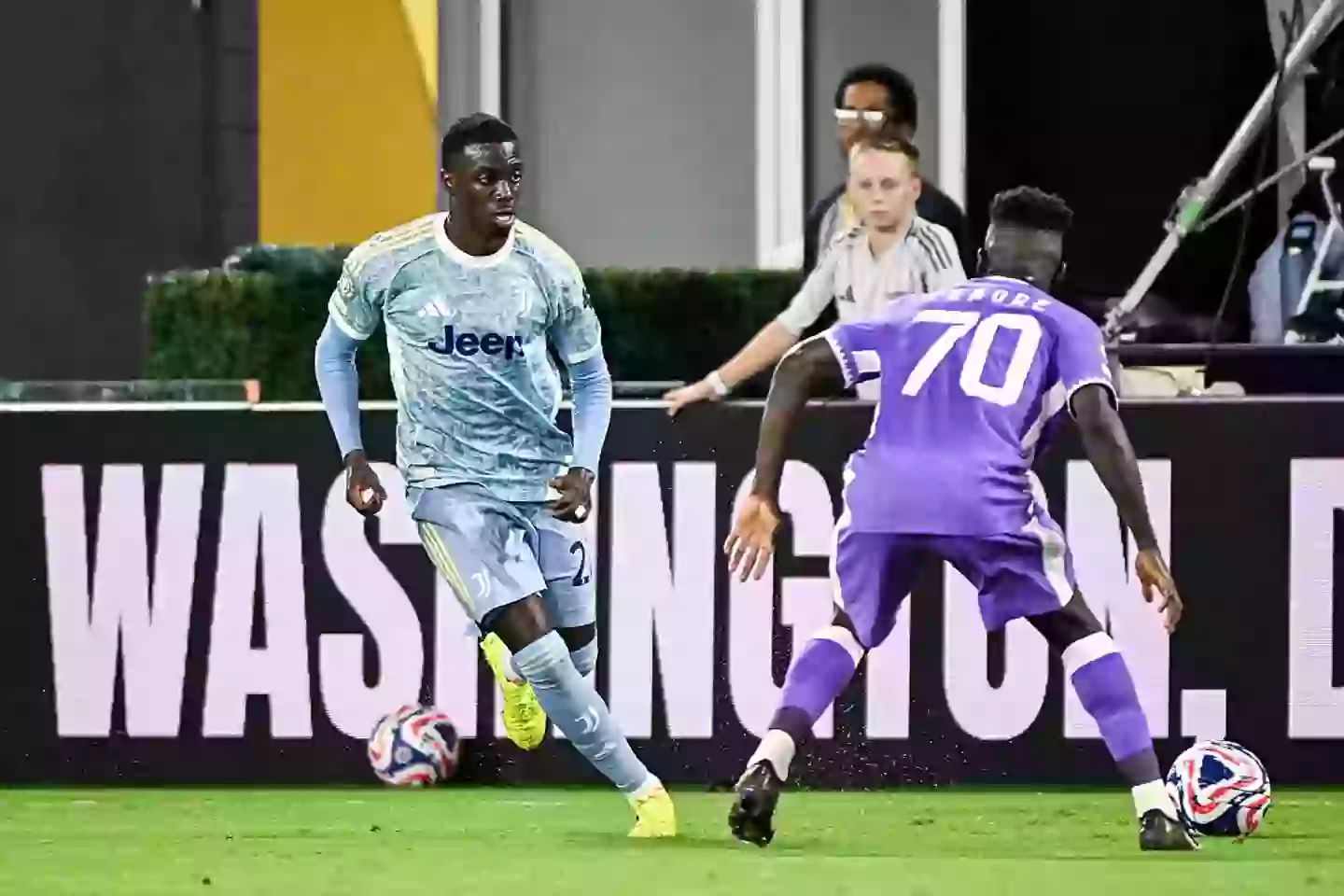 Timothy Weah came onto the pitch against Al Ain as a substitute. (Image: Getty)