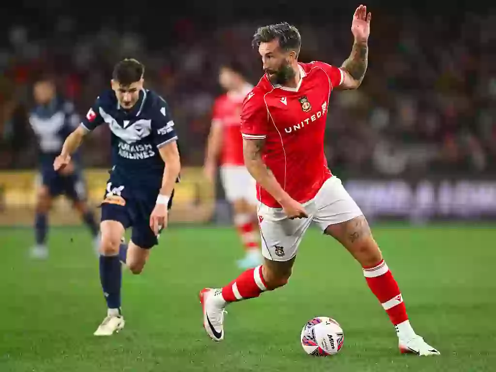 Ollie Palmer en acción durante la pretemporada (crédito: Getty)