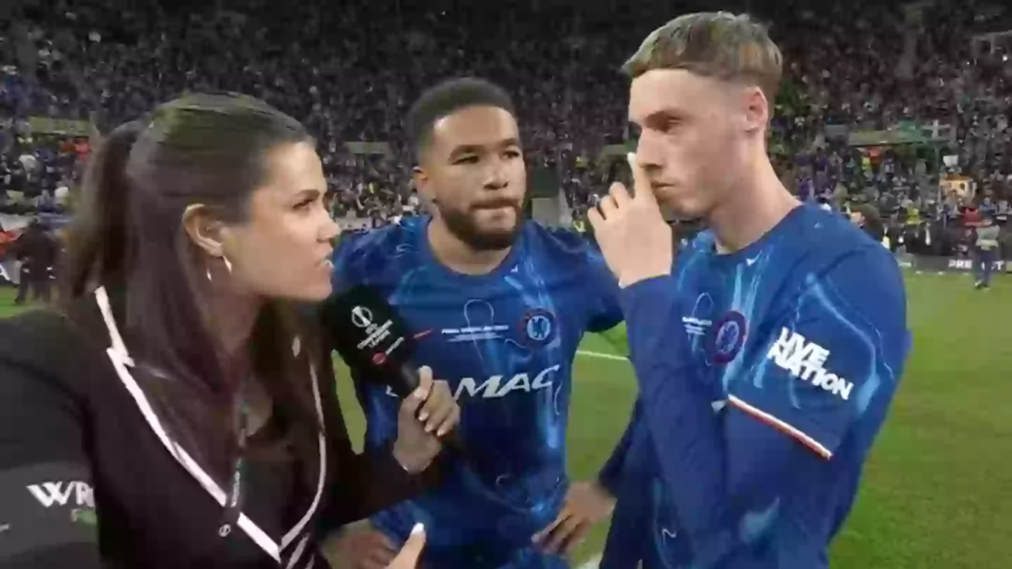 Cole Palmer's post-match interview immediately after Chelsea win ...