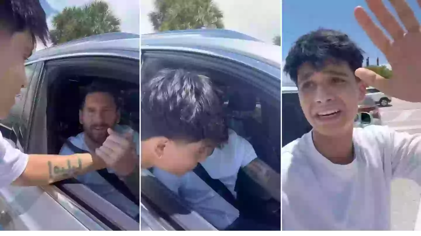 Footage of Lionel Messi KISSING fan emerges as Inter Miami frenzy continues