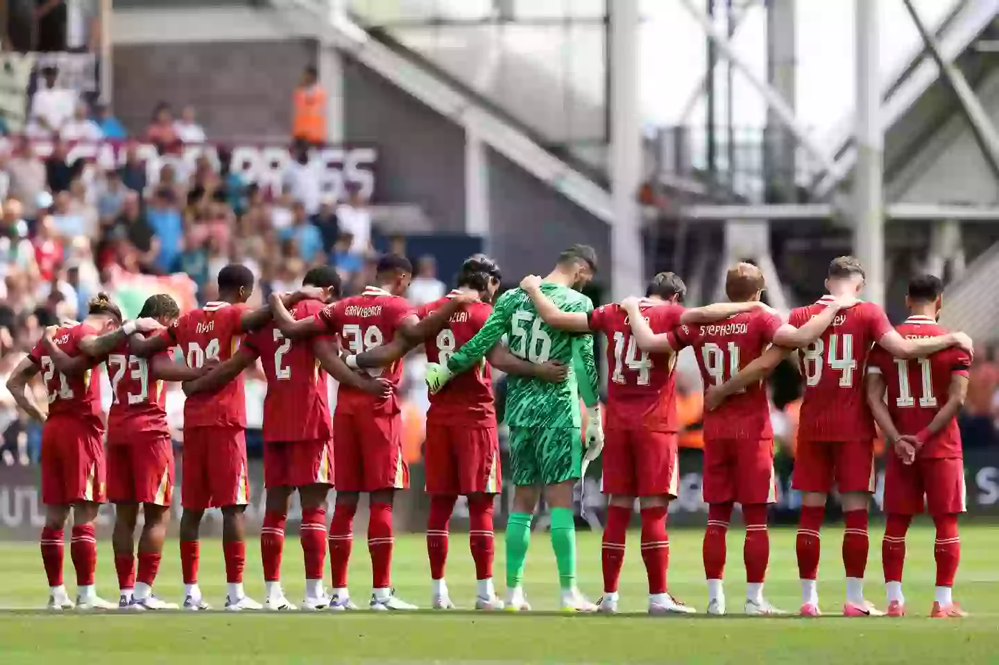 A minute silence will be held at Liverpool's first Premier League game of the season. Image: Getty