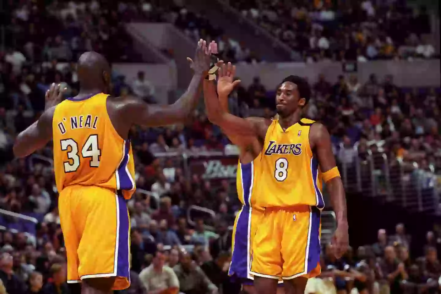 Shaquille O'Neal and Kobe Bryant enjoyed a legendary partnership with the Los Angeles Lakers. Image: Getty