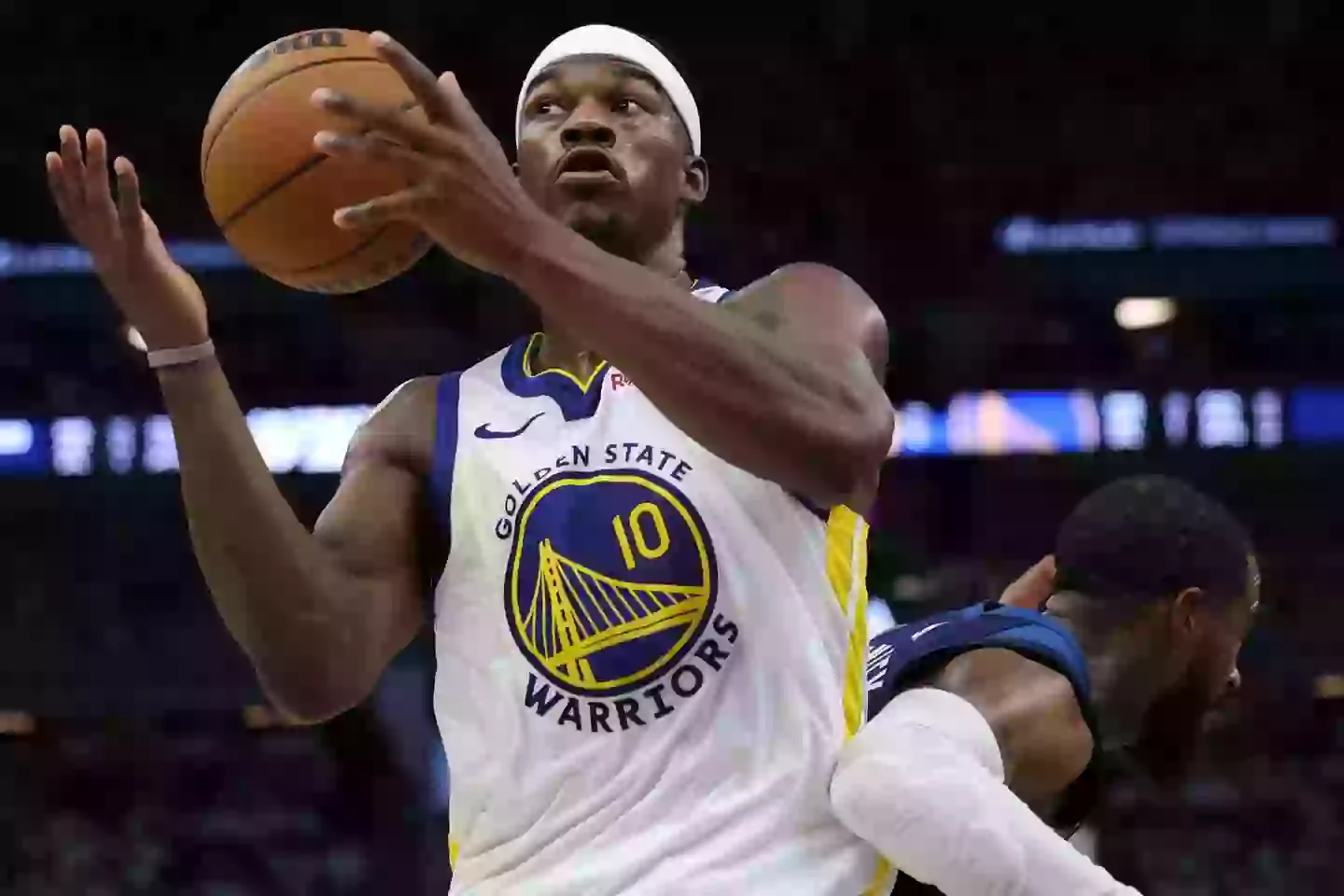 Jimmy Butler in action for the Golden State Warriors / Photo by Ellen Schmidt/Getty Images