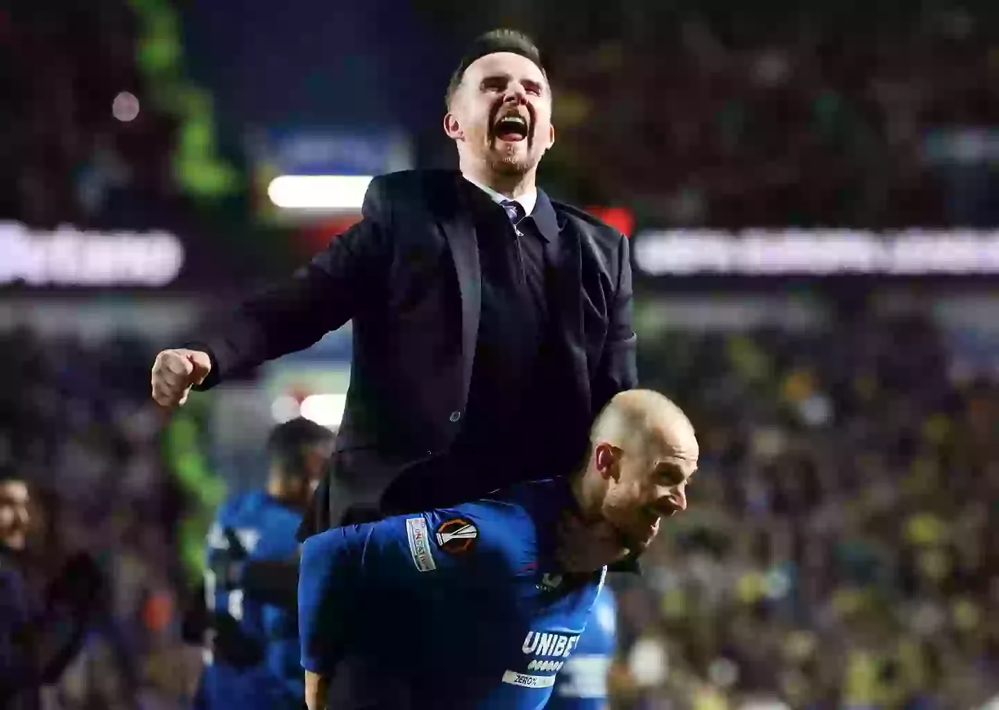 GettyImages-2204972108 Rangers forward Vaclav Cerny is going viral for his outrageous touchline celebration, just moments after Hamza Igamane netted a late winner in Sunday's dramatic Old Firm derby. It was an afternoon to remember for Barry Ferguson and his Rangers side, just days after they secured their place in the Europa League quarter-final with victory over Jose Mourinho's Fenerbahce. The visitors went two goals ahead at Celtic Park through Nicolas Raskin and Mohamed Diamonde but after Diazen Maeda pulled one back for Celtic in the opening stages of the second-half, things took a turn. In fact, they levelled the scores with 74 minutes played as Japan international Reo Hatate slotted past Jack Butland with ease. But then, with two minutes of normal time remaining, substitute Hamza Igamane scored his 14th goal of the season as in-form Rangers clinched an unforgettable three points in Glasgow. Moments after Igamane ended a recent goal drought in the dying embers, Czech winger Vaclav Cerny could be seen squirting his water bottle at a section of Celtic supporters in the front row. As you can see from the post below, footage of the incident soon emerged on X, formerly Twitter, as fans reacted to Cerny's animated celebrations. One said: "Vaclav Cerny sprayed Celtic fans with a water bottle after their goal," and a second wrote: "Whatever it costs to sign Cerny. We will pay double." A third wrote: "He’ll be lucky to finish their season now. Since when was this this appropriate from any professional?" A fourth said: "Top level s***housery.....should actively be encouraged in football," and a fifth added: "Creased every time I see it. Could watch this on repeat all day." Speaking in his post-match interview, Rangers boss Barry Ferguson was asked about the incident involving Cerny. "No, listen, I was just concentrating on celebrating and making sure we were getting back into our shape," he told Sky Sports. "I didn't see the incident if I'm honest." Vaclav Cerny sprayed Celtic fans with a water bottle after their goal… 😅 After becoming the first Rangers manager since Walter Smith in 1991 to win at Celtic Park on his first attempt, Ferguson was full of praise for his players. "It's a really good feeling coming to your fiercest rivals and deserving to win the game," he said. "I just said to the players to go and enjoy the next couple of days because it's been a long time, I think five years. But I think if you look at the game overall, we deserved it. "I thought in the first half, that was the game plan that we came with. I thought the boys stuck to it perfectly. The second half, you always know Celtic are going to come at you because the crowd is getting frustrated. "I thought Brendan would make a change or two and he certainly did that, and it made a different to the Celtic team. They obviously got back into the game at two each. "But then I take a step back and what I've been trying to drum into the boys is there's more needed at Rangers than being a good player. It's been labelled by you guys, everybody in the media about character, and that's one of the things I stressed to them when I come in today." Cerny has been one of Rangers' standout performers under Ferguson. Image credit: Getty Ferguson added: "It takes a certain type to be a very good Rangers player. My group of players are certainly starting to show that." Thoughts on the moment involving Cerny? Let us know in the comments.