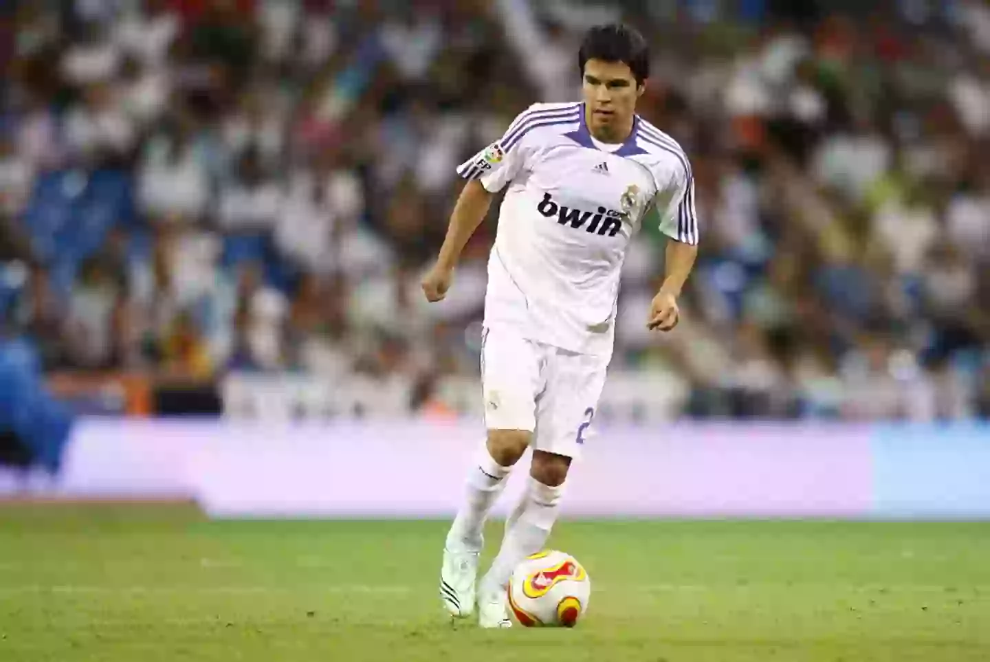 Javier Saviola in action for Real Madrid (Credit:Getty)