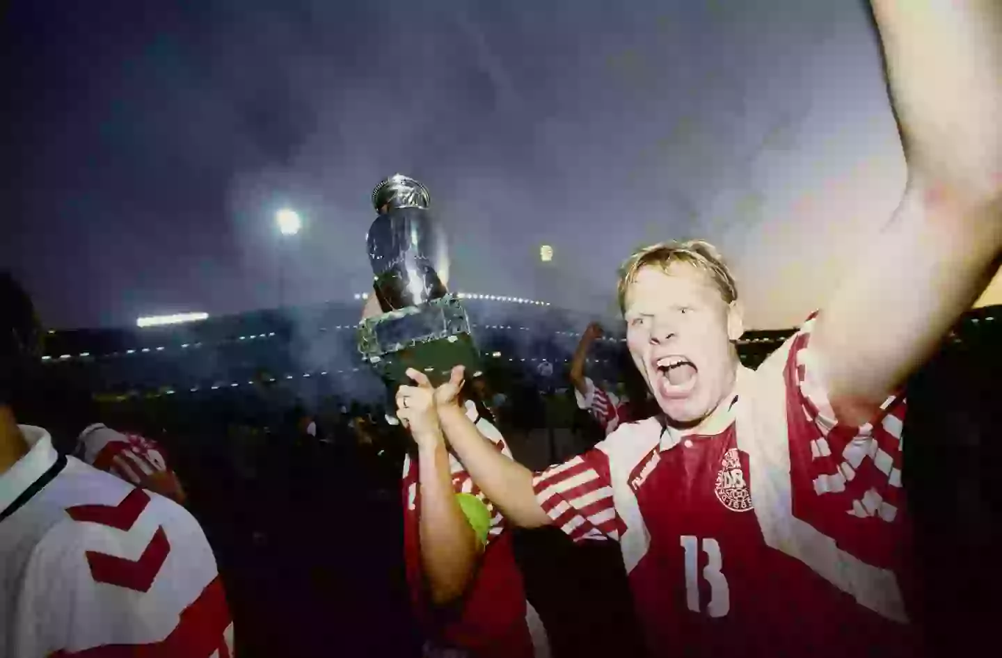 Denmark's Euro 1992 win came as a result of the ban for Yugoslavia. Image: Getty