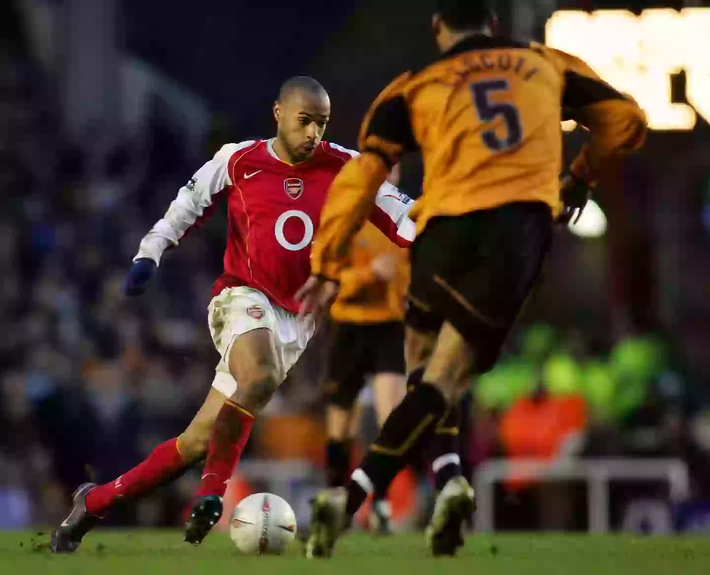 Henry was one of the best dribblers in the game. Image credit: Getty