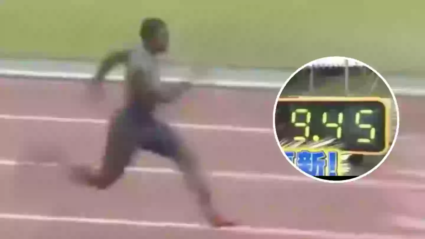 Usain Bolt's world record 100m time was 'beaten' by his toughest opponent but 'illegal' run never made it into the record books
