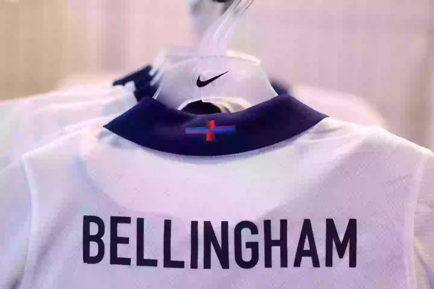 The kit features a controversial redesign of St George's cross (Image: Getty)