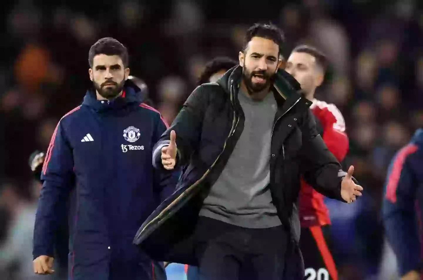Ruben Amorim's first match as Manchester United manager ended as a 1-1 draw with Ipswich Town. (Image: Getty)