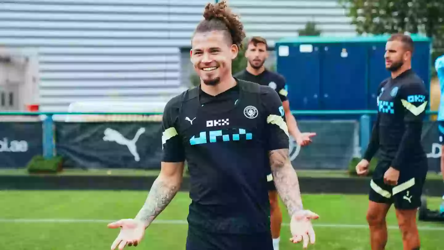 Kalvin Phillips Manchester City Training (Image: Manchester City/ManCity.com)