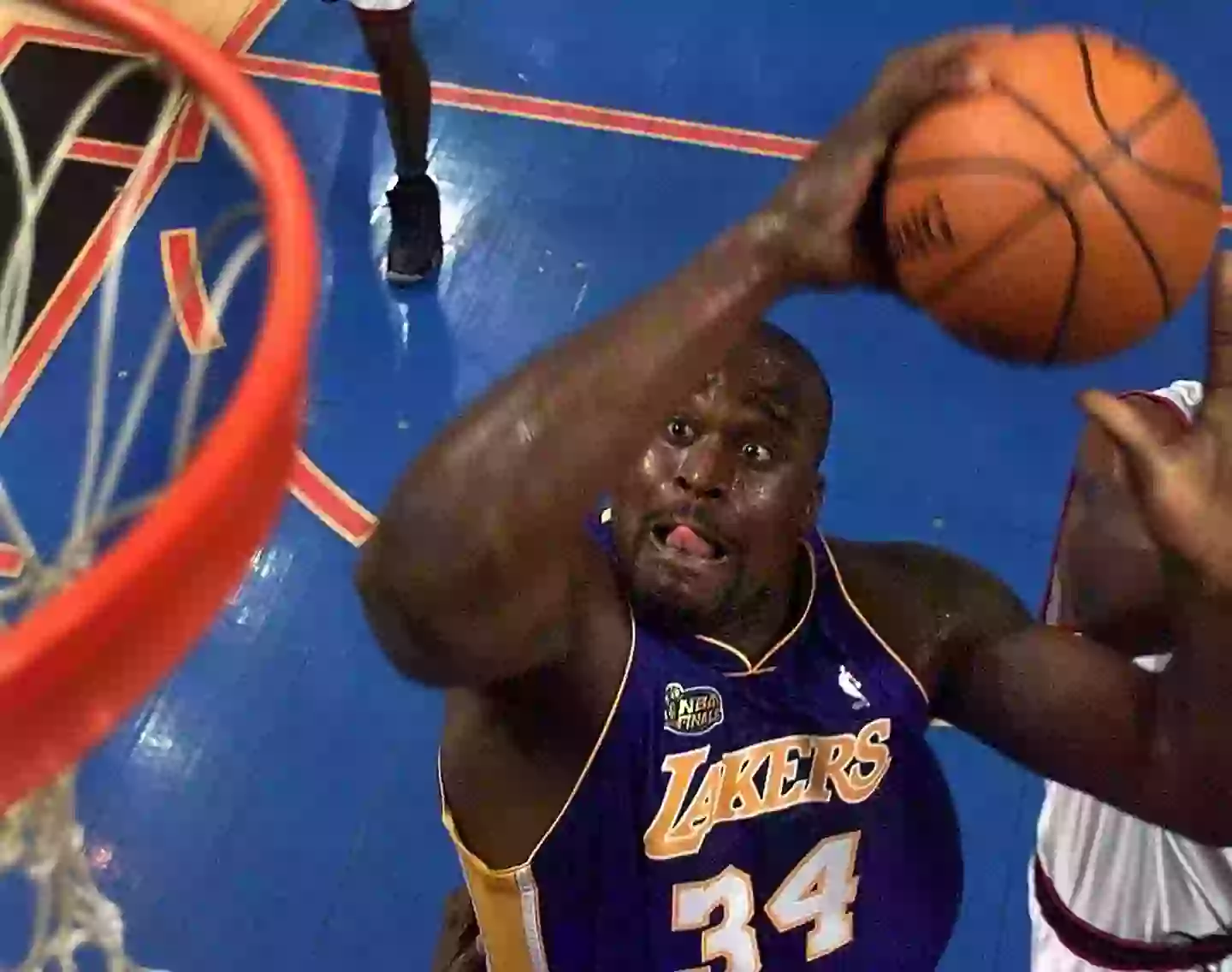 Shaquille O'Neal towered over his opponents on the NBA court. (Image: Getty)