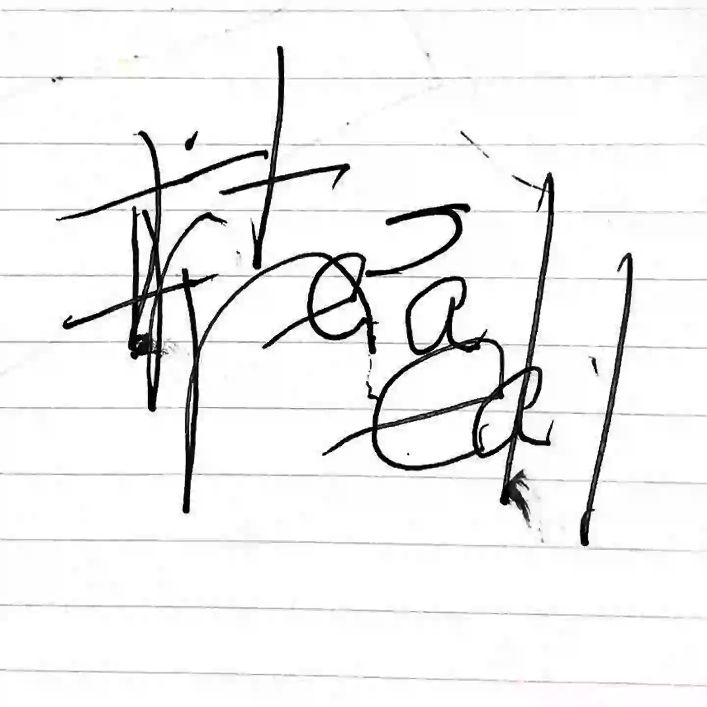 The message read 'It's Real', and her family initially struggled to parse what exactly Tina meant (Instagram/@madiejohnson)