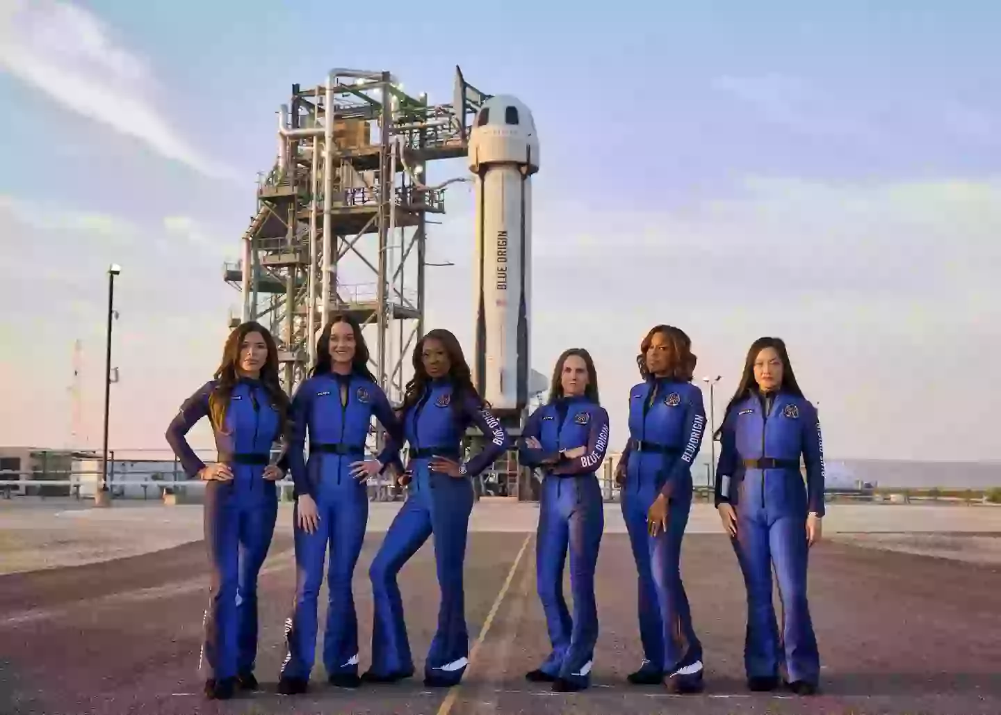 Perry was part of the all-female NS-31 crew that went into space for just 11 minutes (Blue Origin)