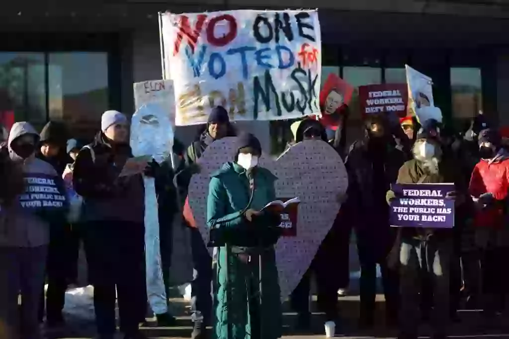 There's been major backlash and mass firings since the DOGE took power (BRYAN DOZIER / Contributor / Getty)