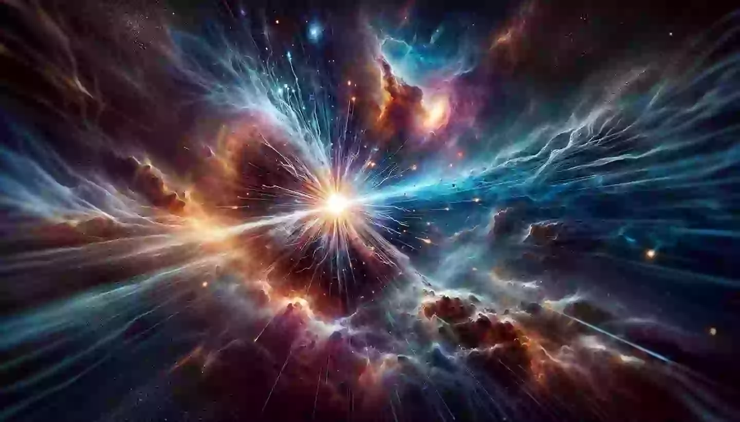 An illustration of the Big Bang (Pixabay)