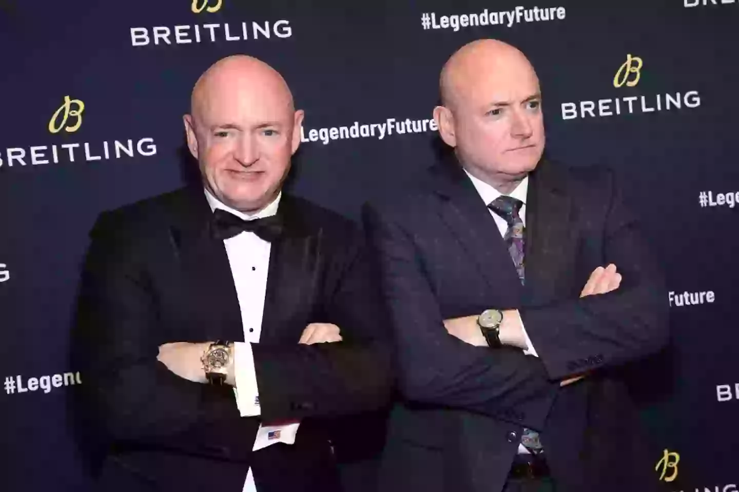 Scott grew two inches taller than his twin brother Mark after staying in space for nearly a year (Dimitrios Kambouris/Getty Images for Breitling)