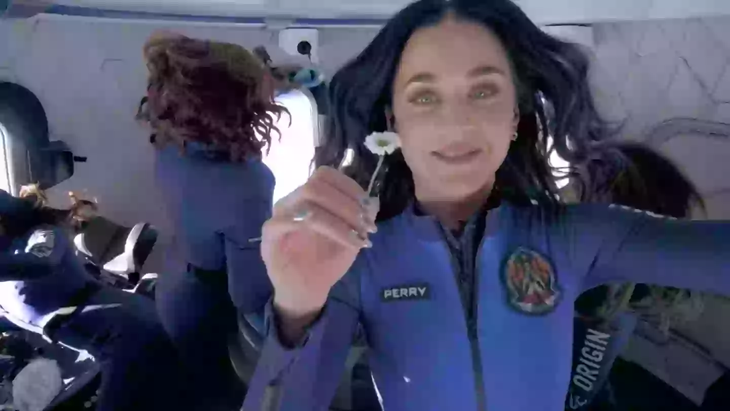 Perry and the rest of the crew might not be classed as astronauts (Blue Origin)