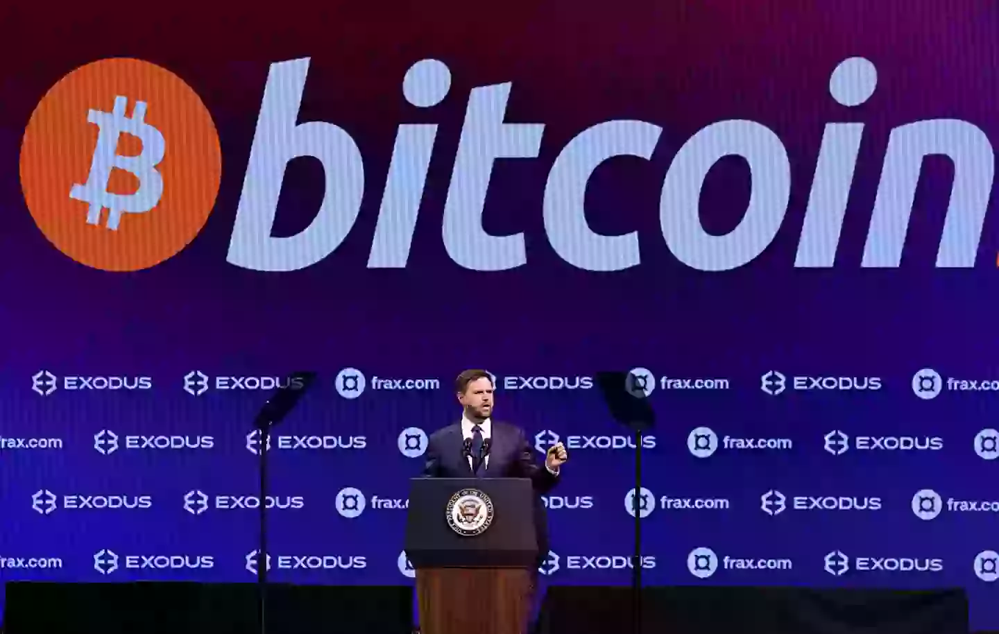 JD Vance has pledged his support for Bitcoin in a recent speech, offering a bold prediction (Ethan Miller/Getty Images)