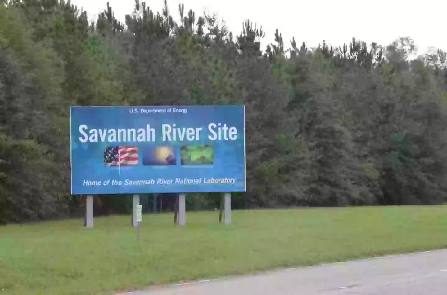 A sign for the the Savannah River Site (Cindy Kubovic/Aiken Standard)