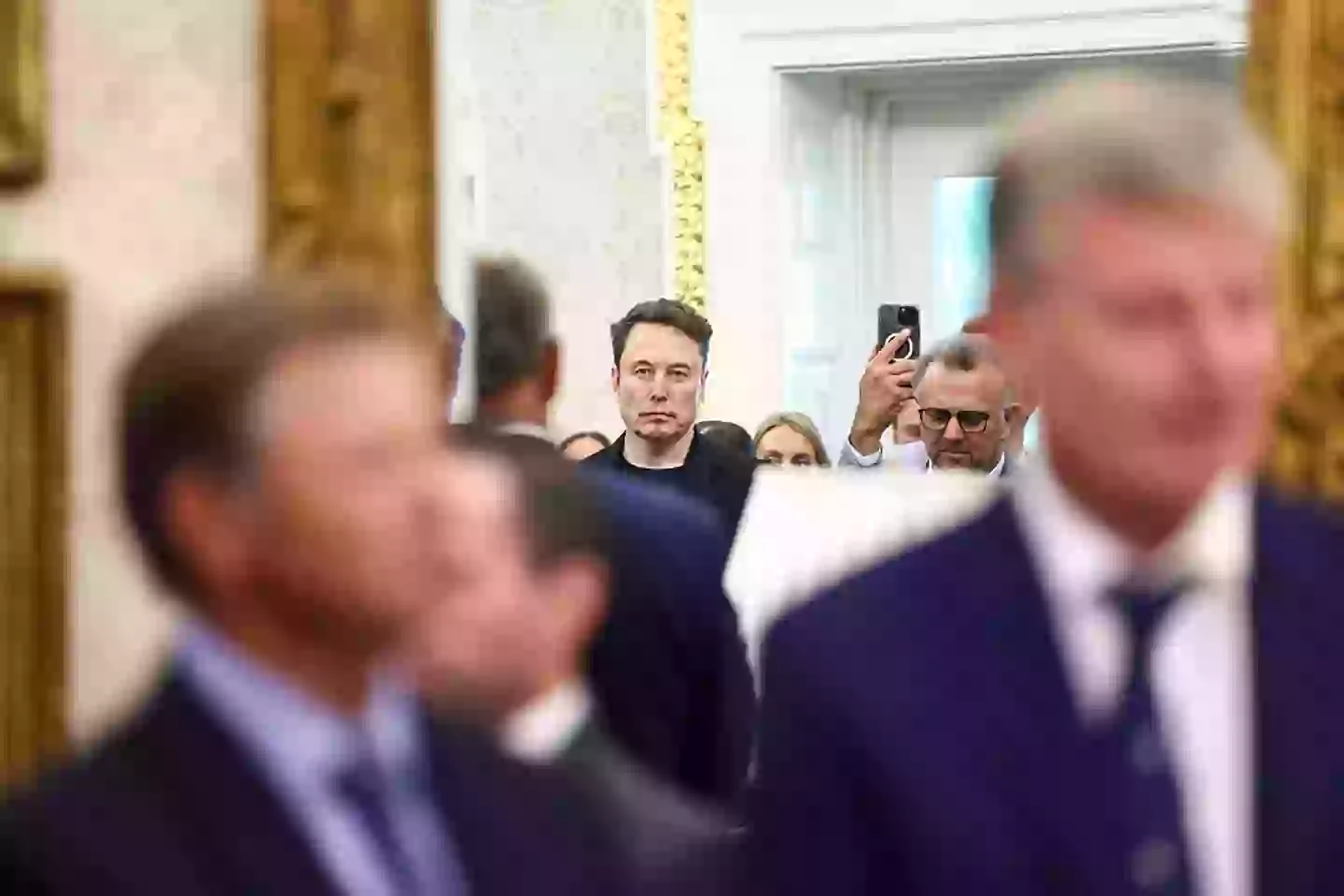 Many have speculated that there are cracks in the relationship between Elon Musk and Donald Trump (Jim Lo Scalzo/EPA/Bloomberg via Getty Images)