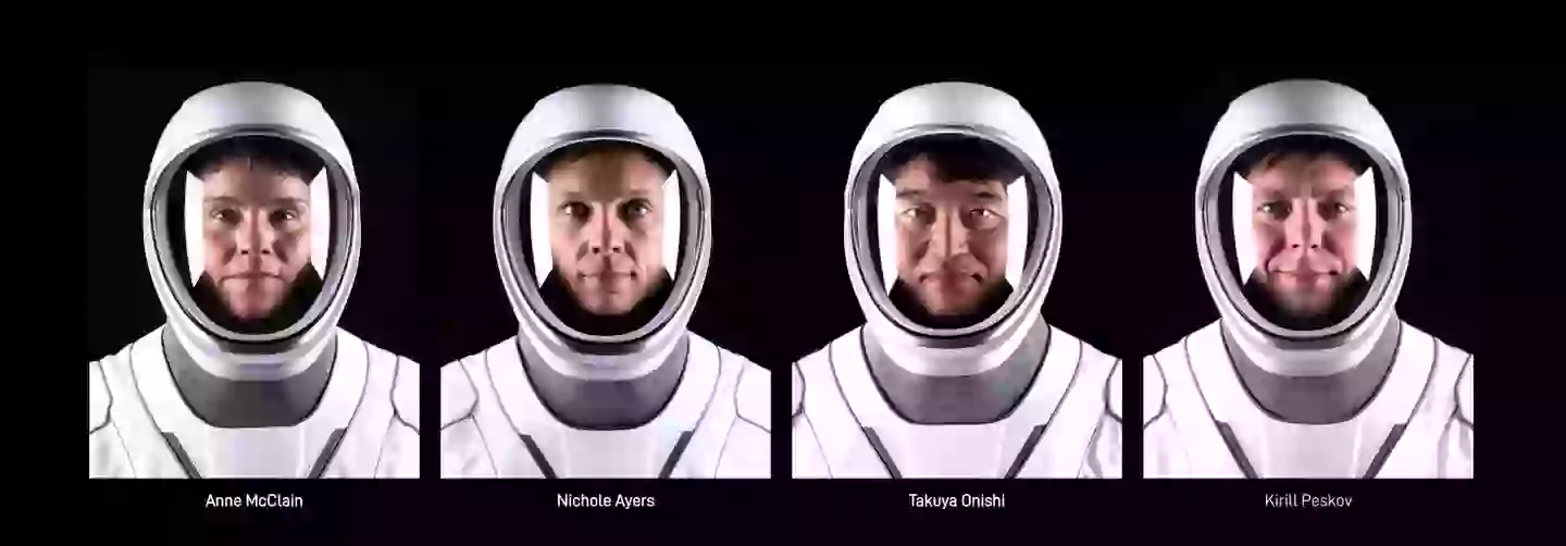 The Crew-10 astronauts are expected to replace Williams and Wilmore on the ISS (SpaceX)