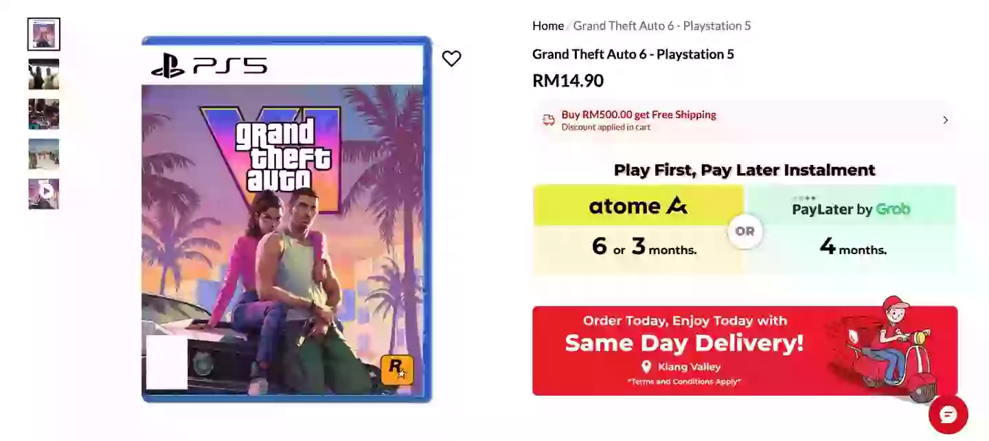 GTA 6 pre-orders are live without having a release date (Gamers Hideout)