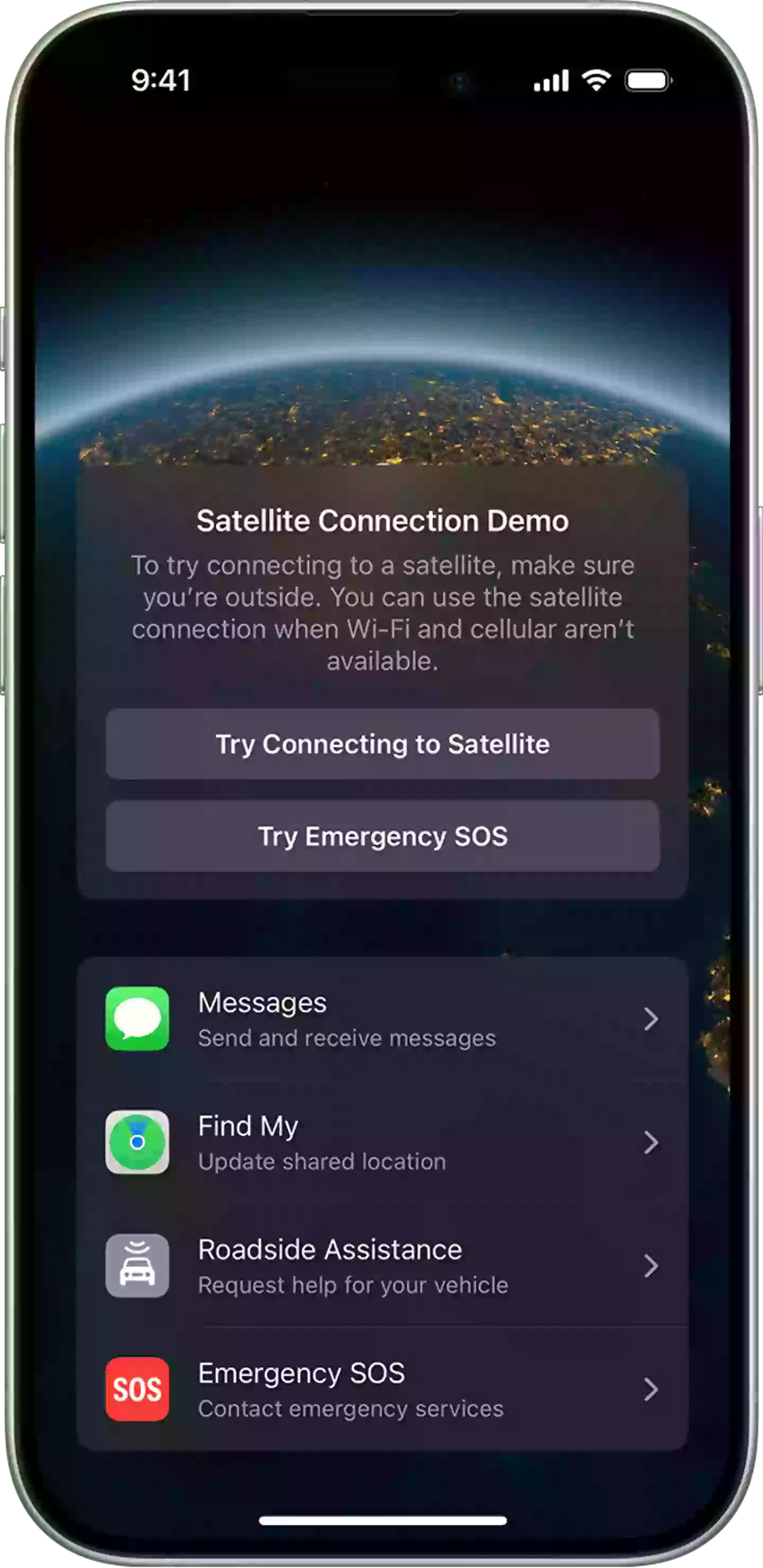 You can test out your iPhone's satellite capabilities by heading to the connection demo (Apple)