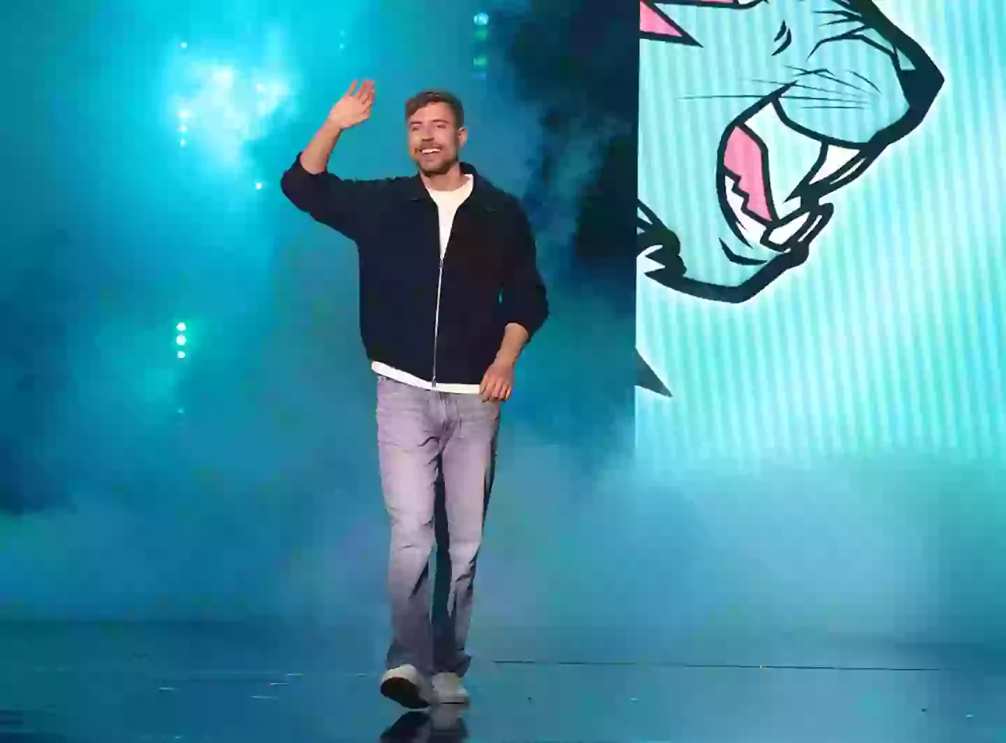 MrBeast could go head-to-head against Logan Paul, according to a wrestling star (Kevin Mazur/Getty Images for YouTube)